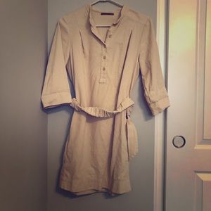 Velvet By Granham & Spencer corduroy cream dress